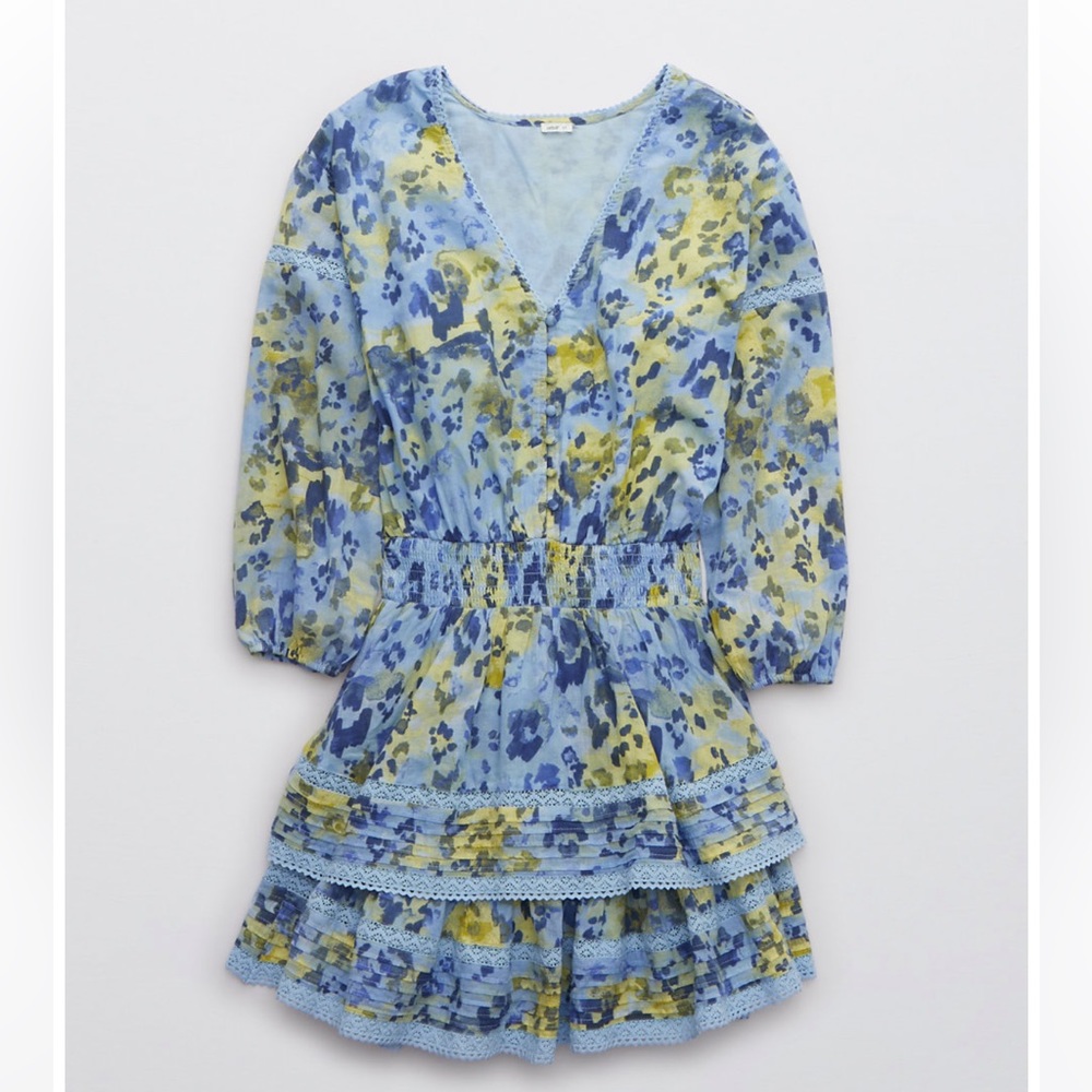 Aerie Rock 'n' Ruffle Mini Sundress